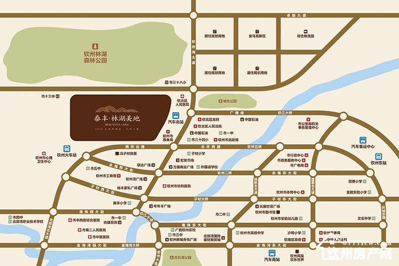 泰丰·林湖美地图4