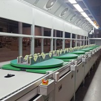 压缩机倍速链组装线