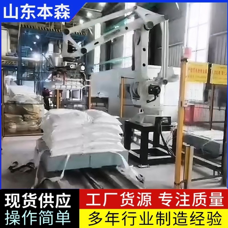 袋装碳酸锶包装码垛生产线搬运机器人图3